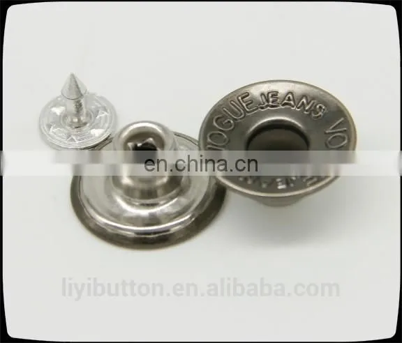 Direct Sale From Factory, Fashionable Bronze With Painting Brass Removable Button for Garment photo-4