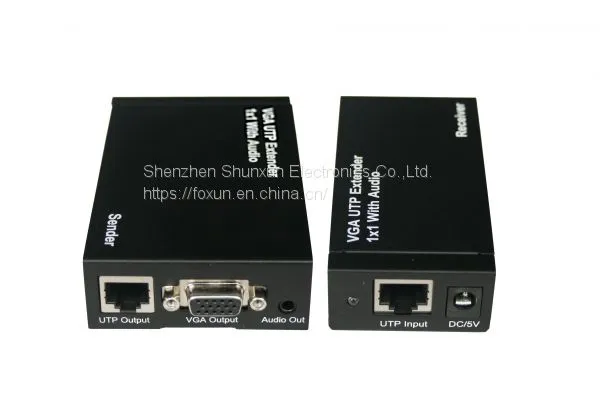 300m VGA UTP Extender 1x1 Splitter With Audio