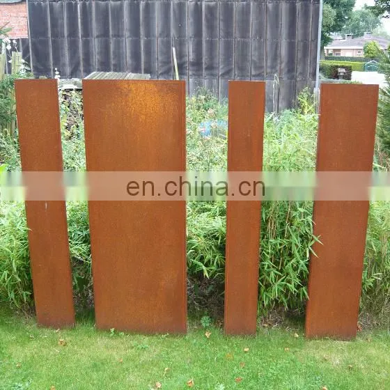 High Quality Hot Rolled Corten Steel Fence photo-7