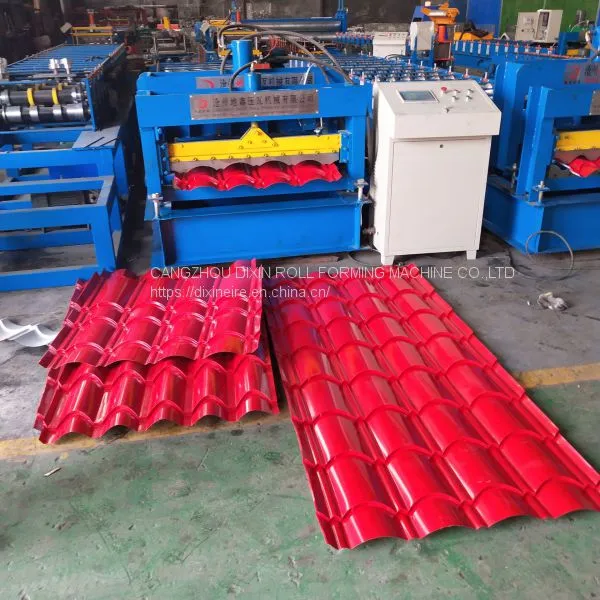 Color Steel Glazed Tile Forming Machine Glazed Tile Roll Forming Machine Metal Sheet Roll Forming Machine