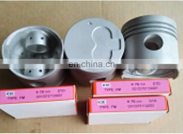 for Mitsubishi K3e Engine Connecting Rod Crankshaft Bearing Gasket Piston and Ring Set photo-2