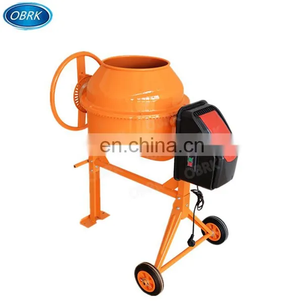 Factory Price Mini Concrete Mixer, Drum Type Electric Concrete Cement Mixer photo-3