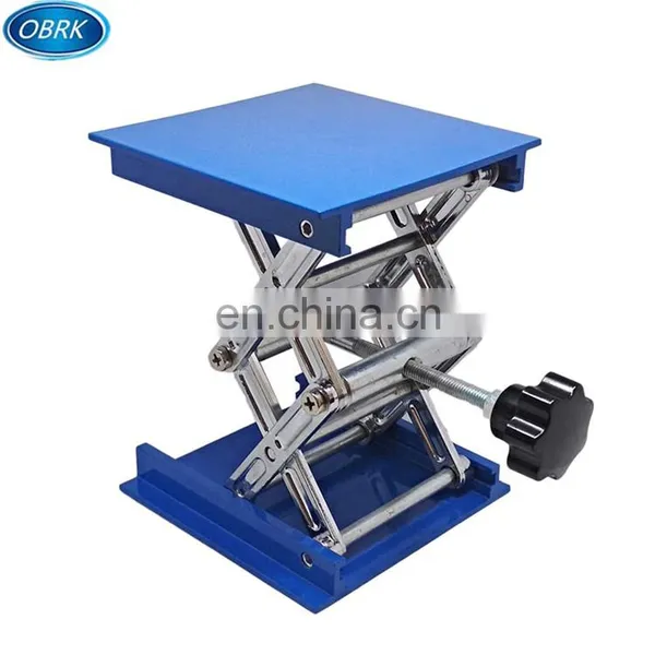 250*250mm Lab Scissor Lift Table Scientific Scissor Lifting Jack Platform photo-2