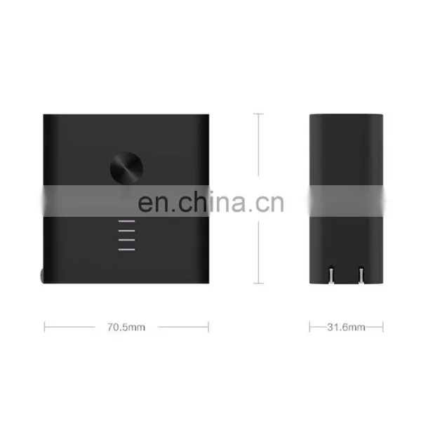 Xiaomi ZMI 2-in-1 5200mAh Wall Charger Plug Dual USB Two-Way Fast Charging Portable Power Bank photo-5