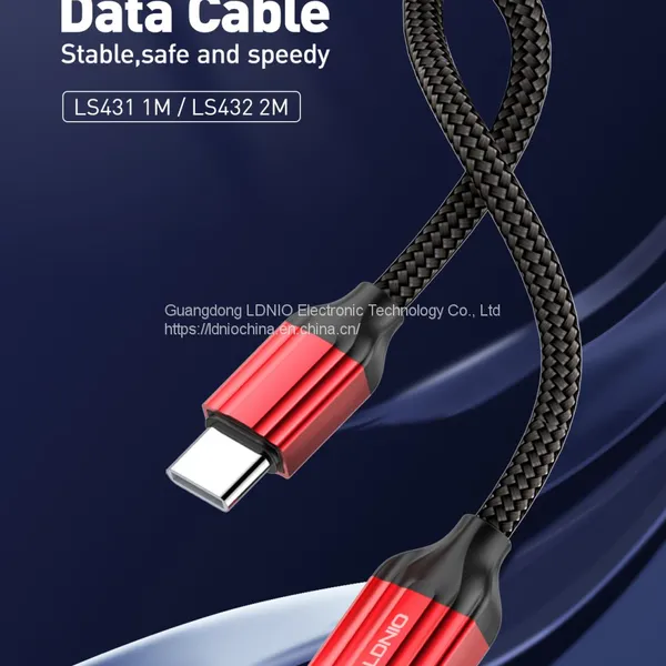 LDNIO кабель USB Высококачественный кабель USB A male to male lightning LS431/LS432