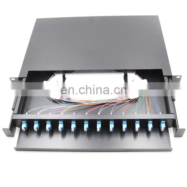 Empty FTTH Equipment Splitter Cassette Fiber Optic Patch Panel Mini ODF Type PLC Splitter Rack Mount photo-2
