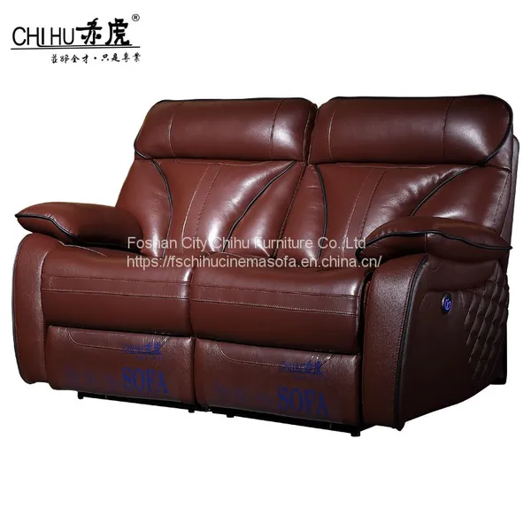 CHIHU Furniture Genuine Leather Electric Recliner Living Room Sofa Home Use Movie Cinema Sofa Set photo-4