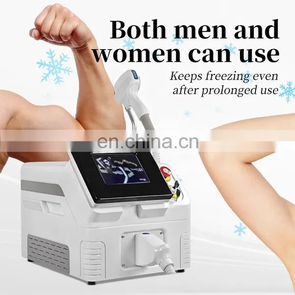 Portable Diode Laser 755 808 1064 Nm Permanent Hair Removal System Depilator Laser Bar Real 3 Wavelength Skin Care Instrument photo-3