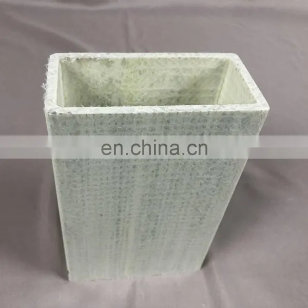Durable FRP Pultruded Profile Anti Corrosion FRP Rectangle Tube photo-2