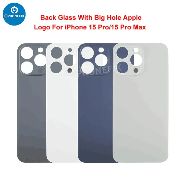 Back Cover Glass With Big Camera Hole For IPhone 15 Series photo-2