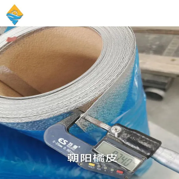 3003 H14 0.7mm Thick Embossed Stucco Aluminum/Aluminium Coil for Pipeline Insulation Project photo-2
