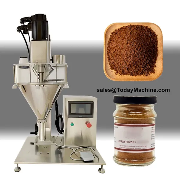 Automatic Bottle Chili Pepper Seasoning Auger Powder Filling Machine photo-2