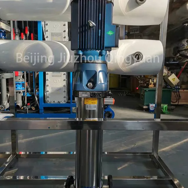 Stainless Steel Multistage Centrifugal Vertical High Pressure RO Water Treatment Pump photo-4