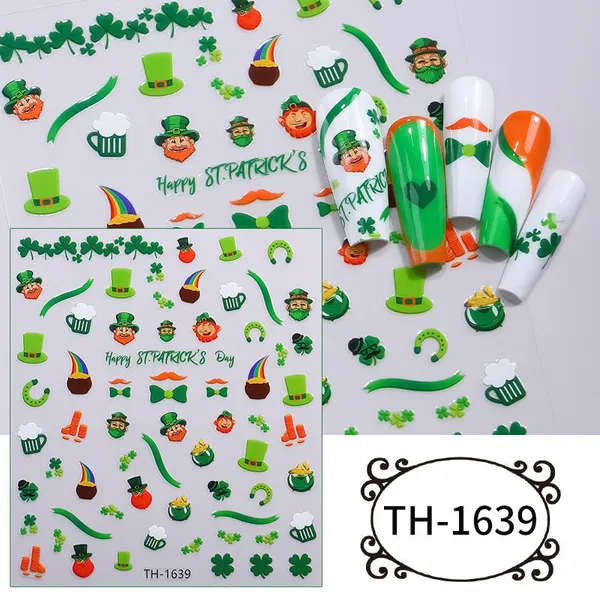 Pre-Cut Nail Stickers for DIY Manicure - 15mm Width & 20 Designs