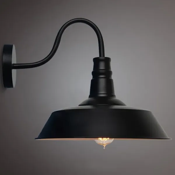 Iron Retro Wall Sconce Industrial Vintage Wall Lamp Lights photo-3