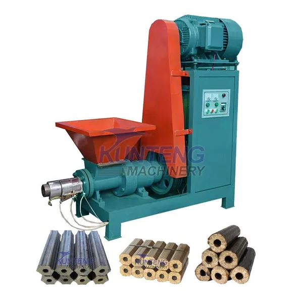 Automatic Sawdust Rods Briquette Machine Bamboo Shavings Biomass Briquetting Machine