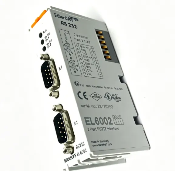 Beckhoff EL6002 EtherCAT Serial Interface Terminal 2-Channel RS232 Communication Module Industrial Automation photo-4