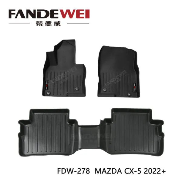 Use for MAZDA CX-5 Odorles 3D Auto Carpet Car Floor Mat Luxury Carpet Easy to Clean Anti-slip Makers Custom All Weather Zero Formaldehyde Waterproof photo-3