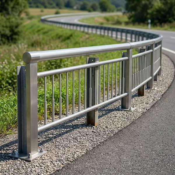 Urban Safety Guardrails, Anti-collision Galvanized Pipe Guardrails, Road Fences, Municipal Guardrails photo-4