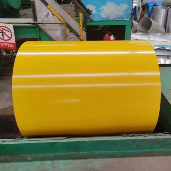 PPGI Farbüberzogene Stahlbandrolle DX51D Vorbeschichtete verzinkte Stahlbandrolle PE-Beschichtung für Dach- und Wandplattenbau photo-4