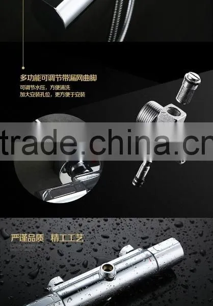 Top Shower, Hand Shower Thermostatic Bathroom Shower Faucet Set photo-4