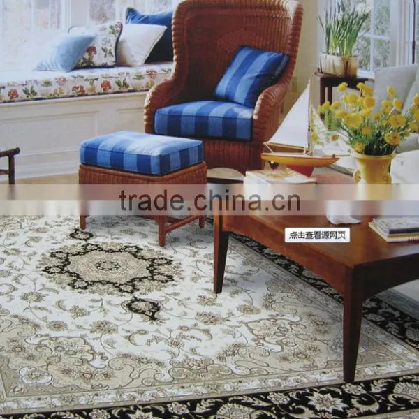Handmade Chinese Weaver Pure Silk Industrial Carpet