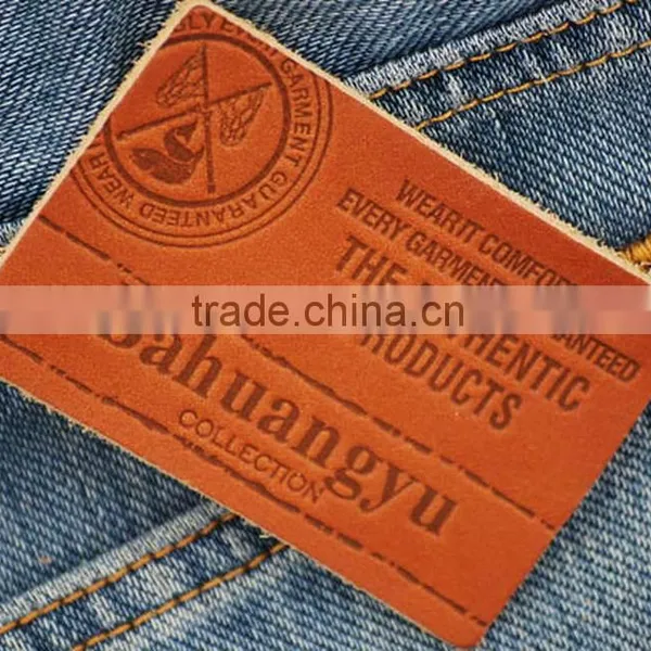 New Wholesale Super Quality Custom Made Embossed Leather Patches photo-5