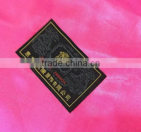 Most Popular Creative Top Grade Colorful Woven Label for Women Dress