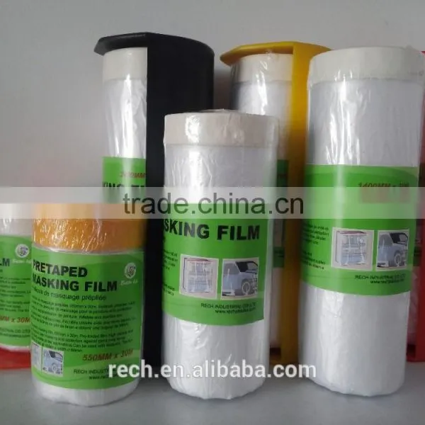 Most Popular Convenient Polyethylene Quality Costumized Protective Pretape Masking Film photo-2