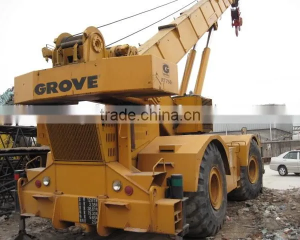 Shanghai Used Condition Grove 50t Rough Terrain Crane for Sale in Shanghai for Sale With Good Condition and High Quality photo-3