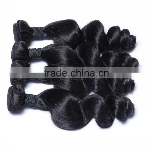 Short Long Human Hair Loose Wave Wavy Human Hair Extensions Bundles for Black Women photo-2