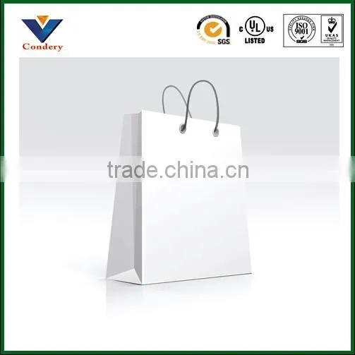 White Custom Paper Bag Custom Kraft Paper Bag Paper Shopping Bag photo-3