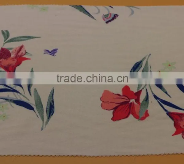 THE BEAUTIFUL DIGITAL PRINTING FABRIC VISCOSE AND RAYON PRINTING CREPE FABRIC 120D*26S FLOWER Most Popular photo-4