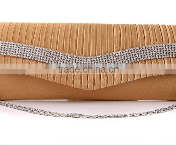 Hot Sale Korea Rhinestone Evening Bag Shoulder Bag With Chain photo-5