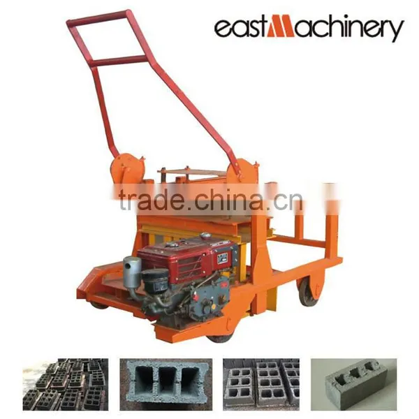 Mini concrete brick machine small diesel block machine for house building egg laying block machine