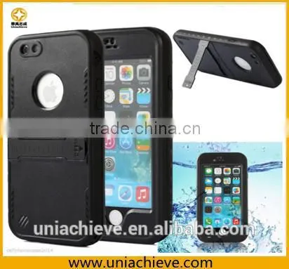 Case for IPhone 6/6 Plus Waterproof Mobile Phone Case With Adjustable Phone Holder Purple photo-5