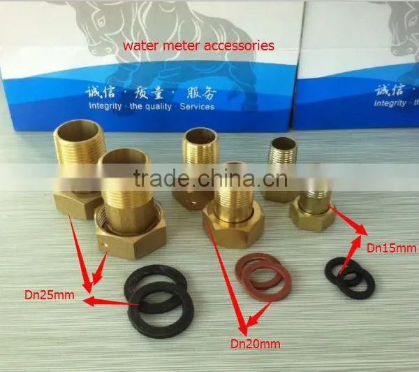 Water Meter Connector Brass Water Meter