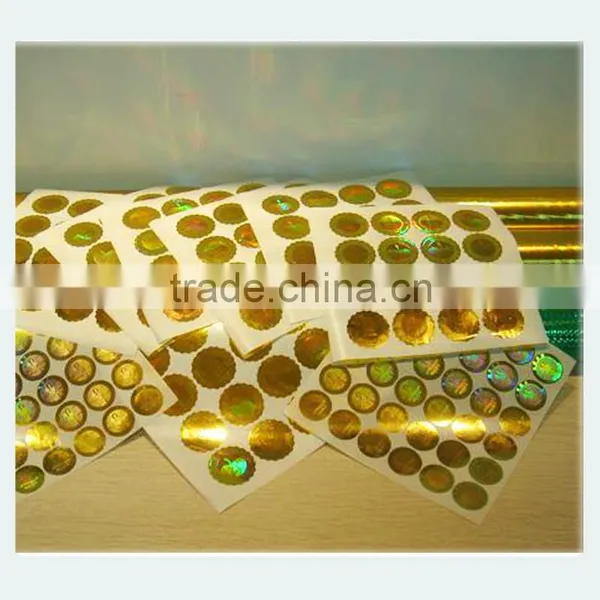 Custom Printed Silver Hologram Security Labels photo-6