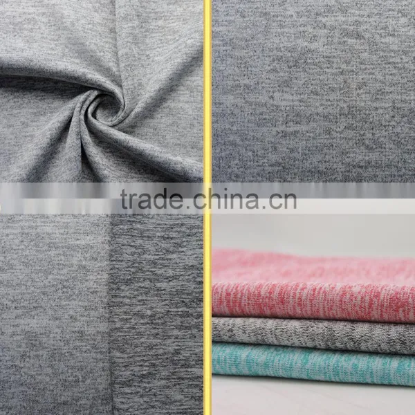 Low Price Knit 4 Way Stretch 95% Polyester 5% Elastane Space Dye Fabric for Activewear photo-5