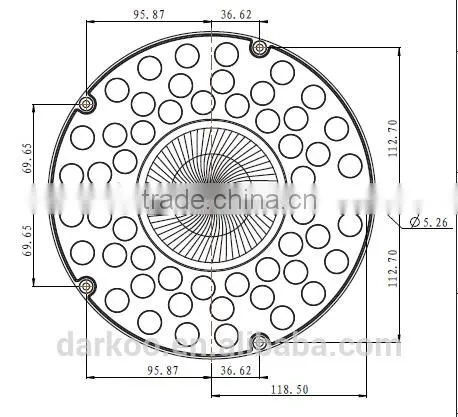 New Nichia 60degree Labor Miner's Lamp Lens DK25060-54H1 photo-3