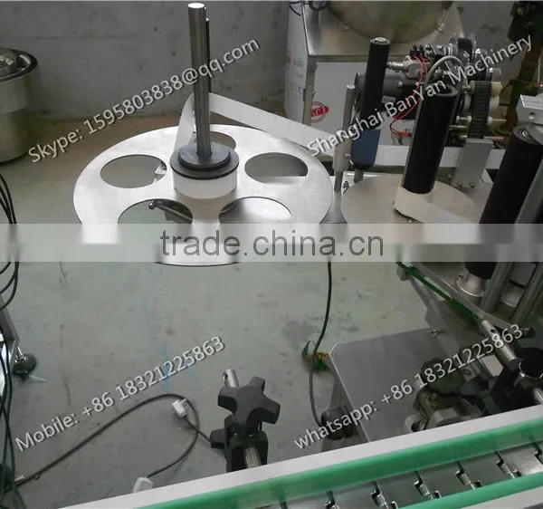 28 Shanghai Manufacturer High Efficiency Glass/ Plastic Round Bottle Labeling Machine photo-5