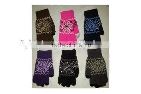 China Supplier Custom Children Knitting Glove/knitted Glove/knit Glove photo-3