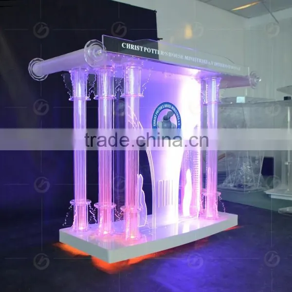 Manufacturer Magnificent Acrylic Church Pulpit Supplier's Choice photo-2