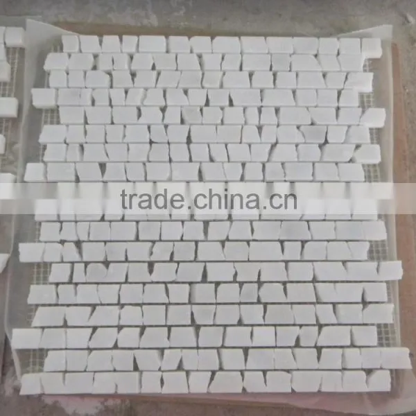 Hot Eastern White Marble Mosaic (HMM-072) on Sales photo-5