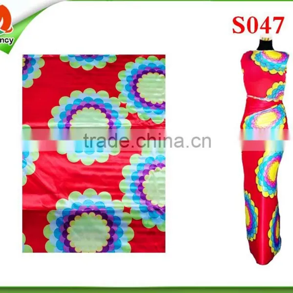Factory Direct Best Quality Digital Print Leopard Print Satin Fabric