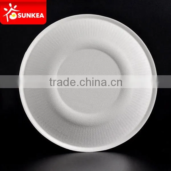 100% Sugarcane Fiber Biodegradable Disposable Plate Quality Choice photo-2