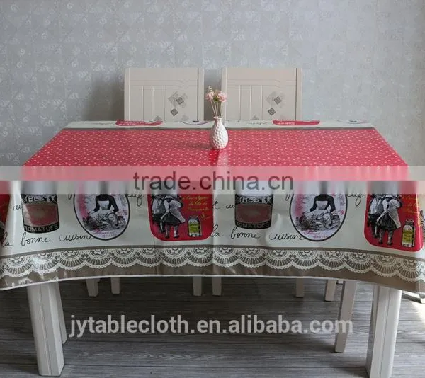 Primitive PVC Compound Non-woven Fabric Tablecloth photo-2