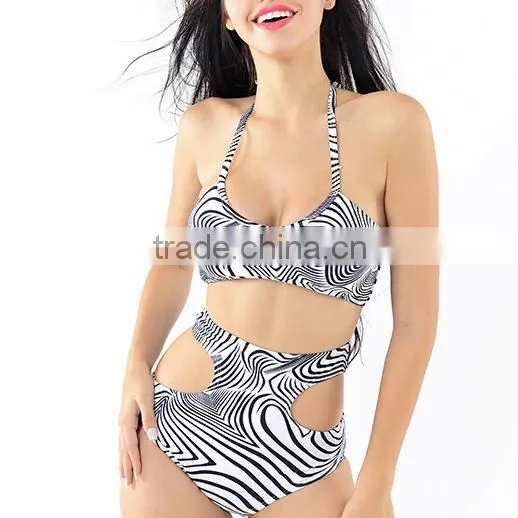 Sexy Zebra Bikini Swim Suit Bathing Suits Swimwear Cover Up Beach Dress From Trade Assurance Supplier photo-3
