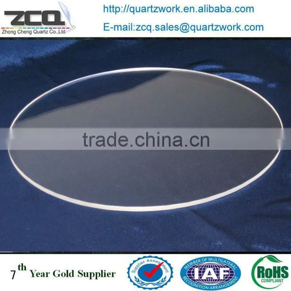 High Temperature Resistance Fused Silica Quartz Glass Window for Sale photo-6