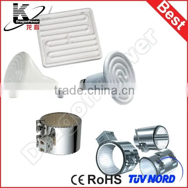 IR Ceramic Heater Board 240*60MM 220V/230V 650W Black Flat/Acr With k Thermocouple photo-6